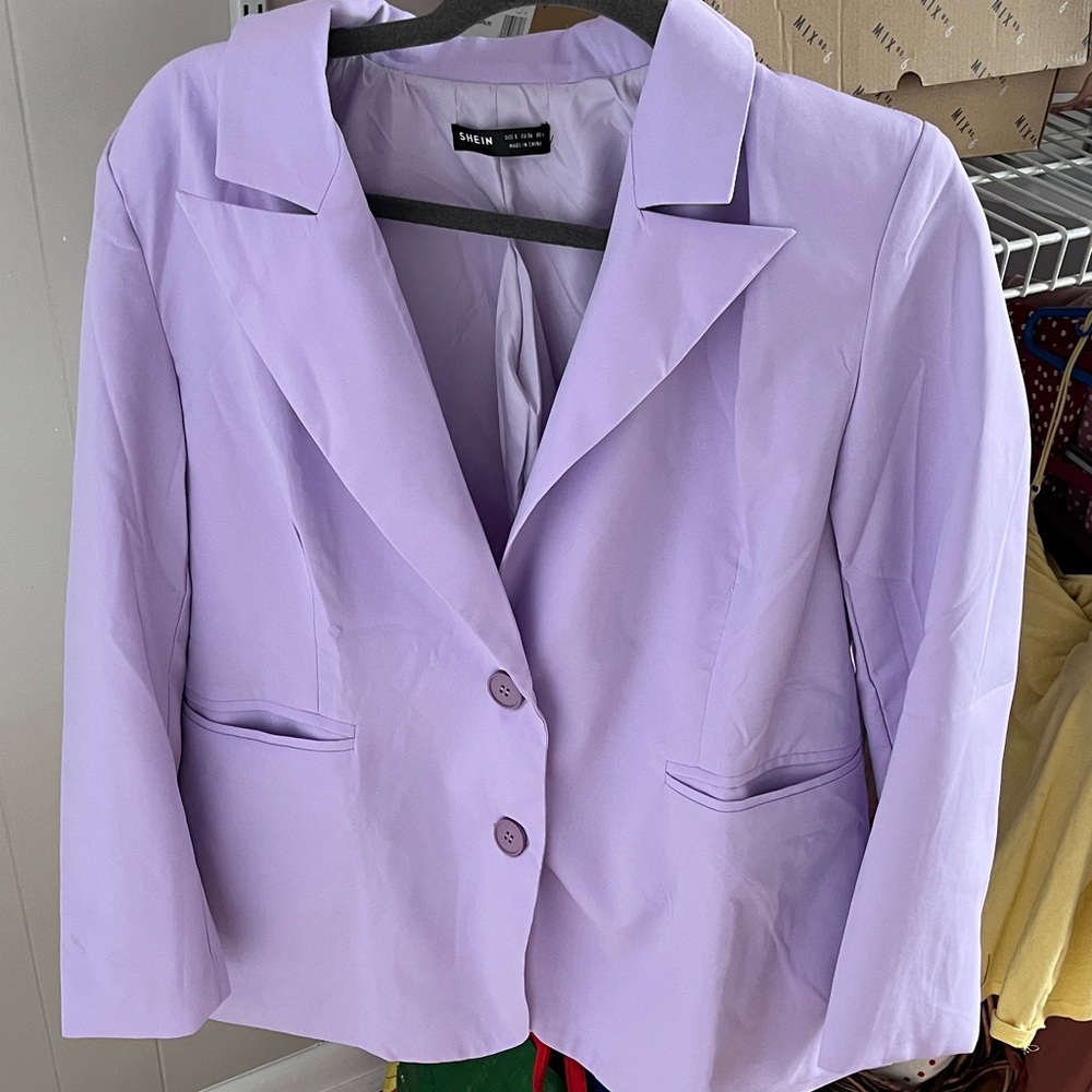 Zara Light Purple Women's Blazer